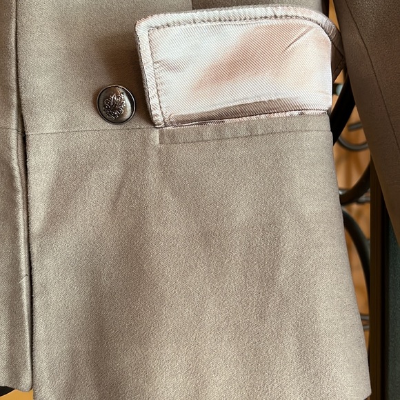 ZARA Faux Suede Military Jacket - Picture 5 of 13